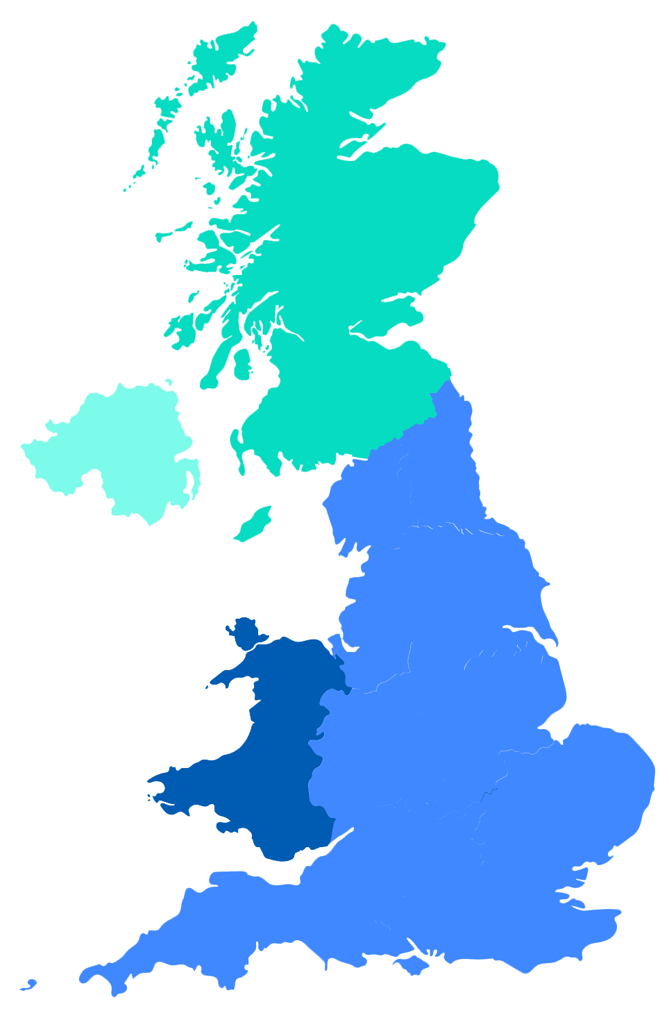Regions elder covers across the UK